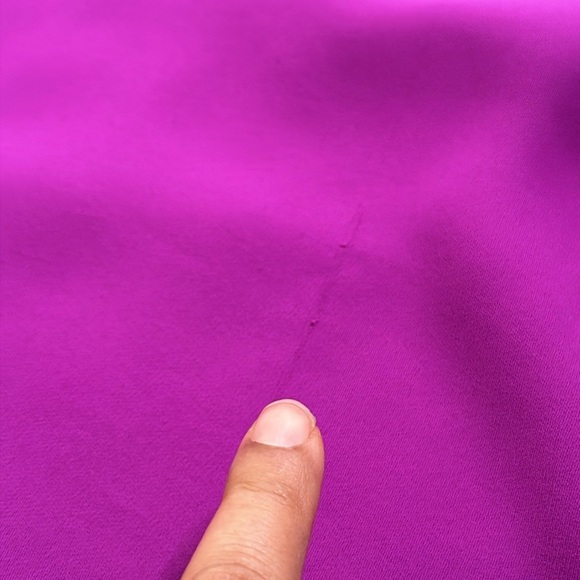 WHITE Vera wang halter cress cross back halter maxi dress s 8 purple formal - Picture 11 of 11